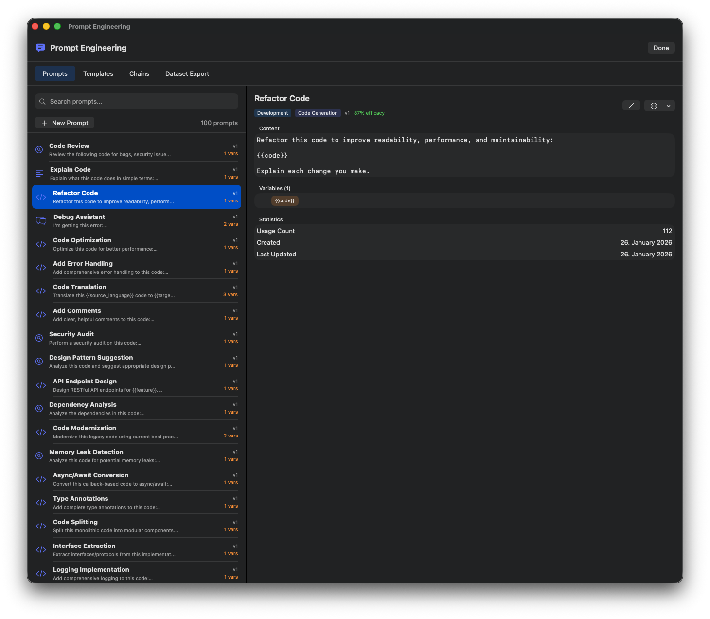 Prompt Editor